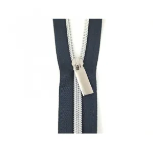 108" Zipper | Silver Navy Sallie Tomato