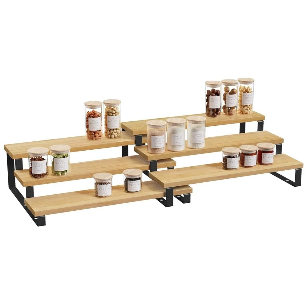 3-Tier Stairs Spice and Bottles Organizer