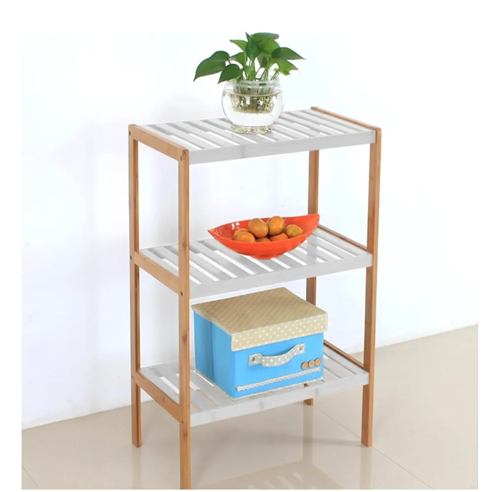 4-Tier Easy To Assemble Bamboo Organizer Shelf Sn-040