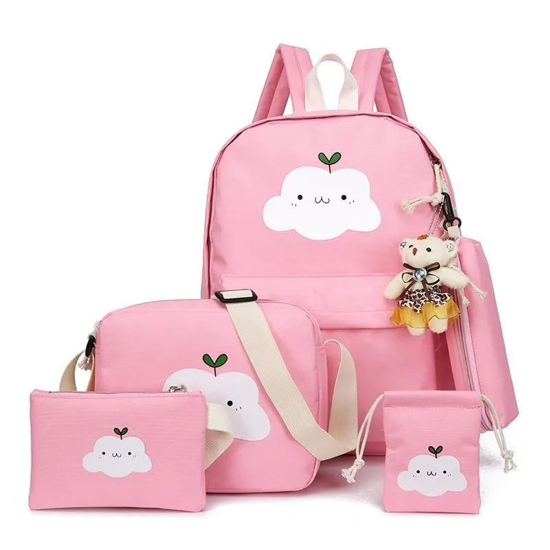 5pcs / Set Cloud Backpack