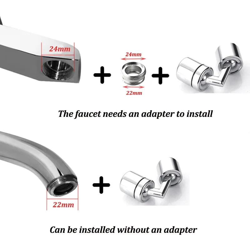 720°Universal Kitchen Faucet Anti-splash
