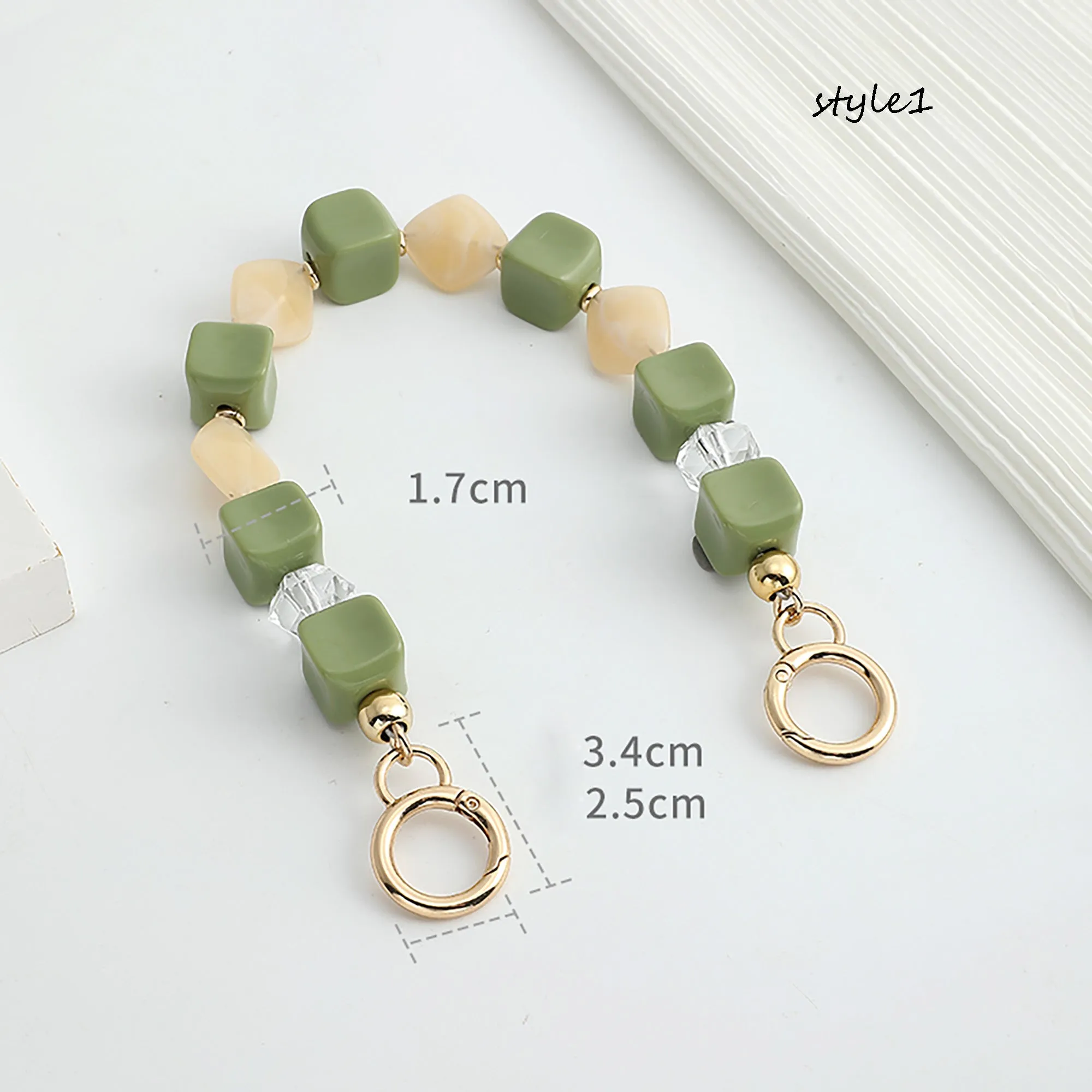 Acrylic Pearl Chain Handle | Clutch Bag Strap Replacement | Designer Top Handle Accessories