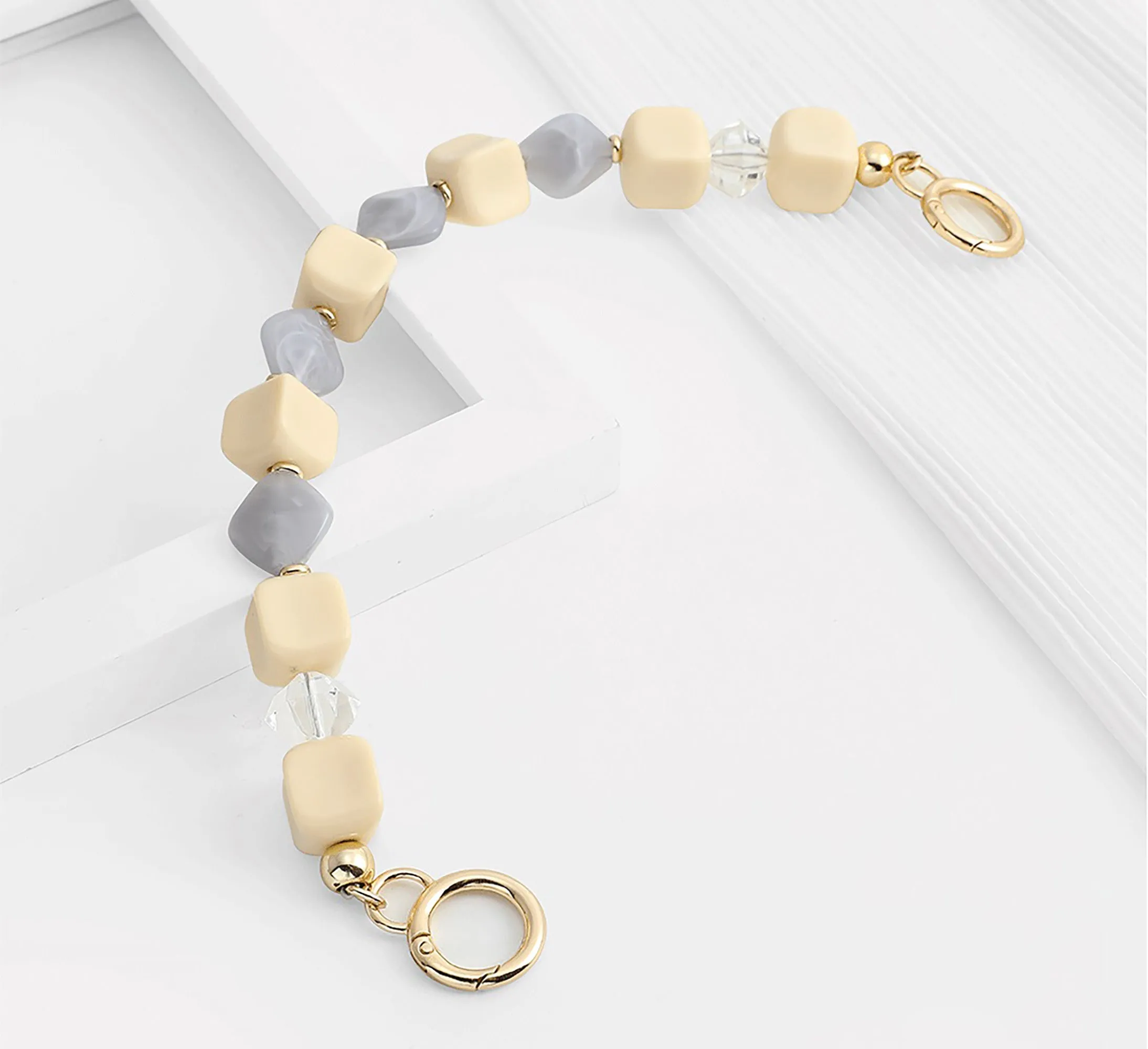 Acrylic Pearl Chain Handle | Clutch Bag Strap Replacement | Designer Top Handle Accessories