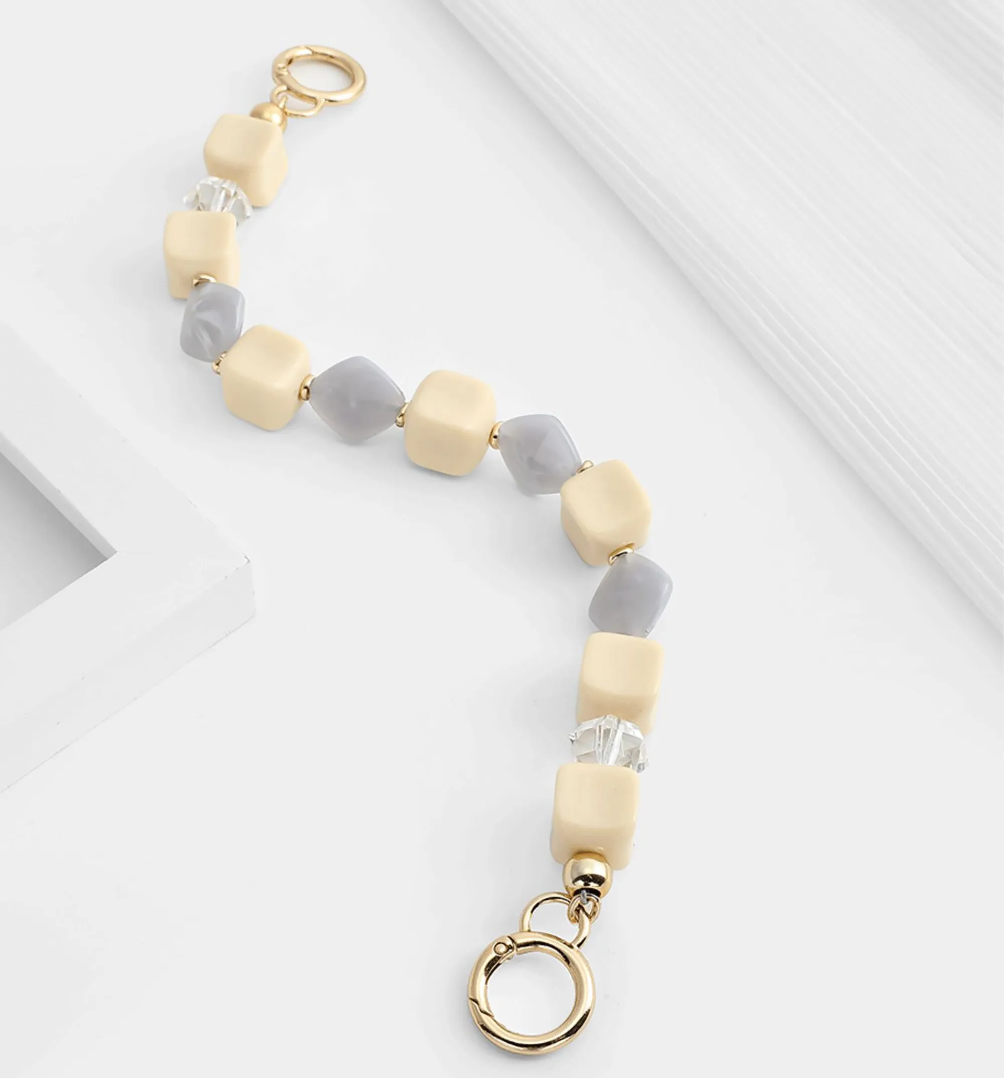 Acrylic Pearl Chain Handle | Clutch Bag Strap Replacement | Designer Top Handle Accessories