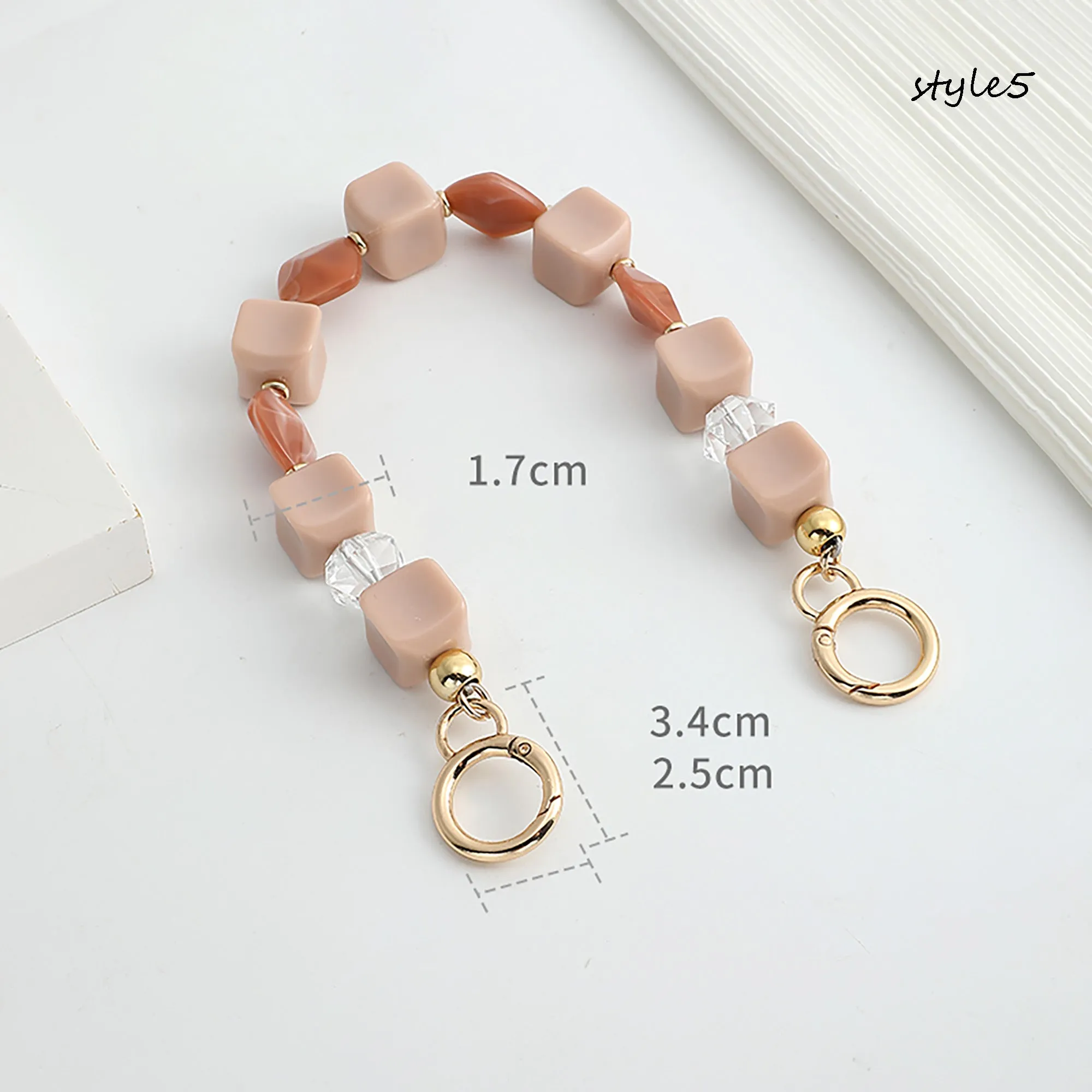Acrylic Pearl Chain Handle | Clutch Bag Strap Replacement | Designer Top Handle Accessories
