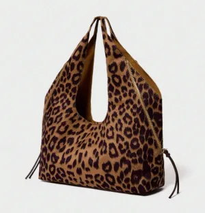 Adriane Cheetah Handbag