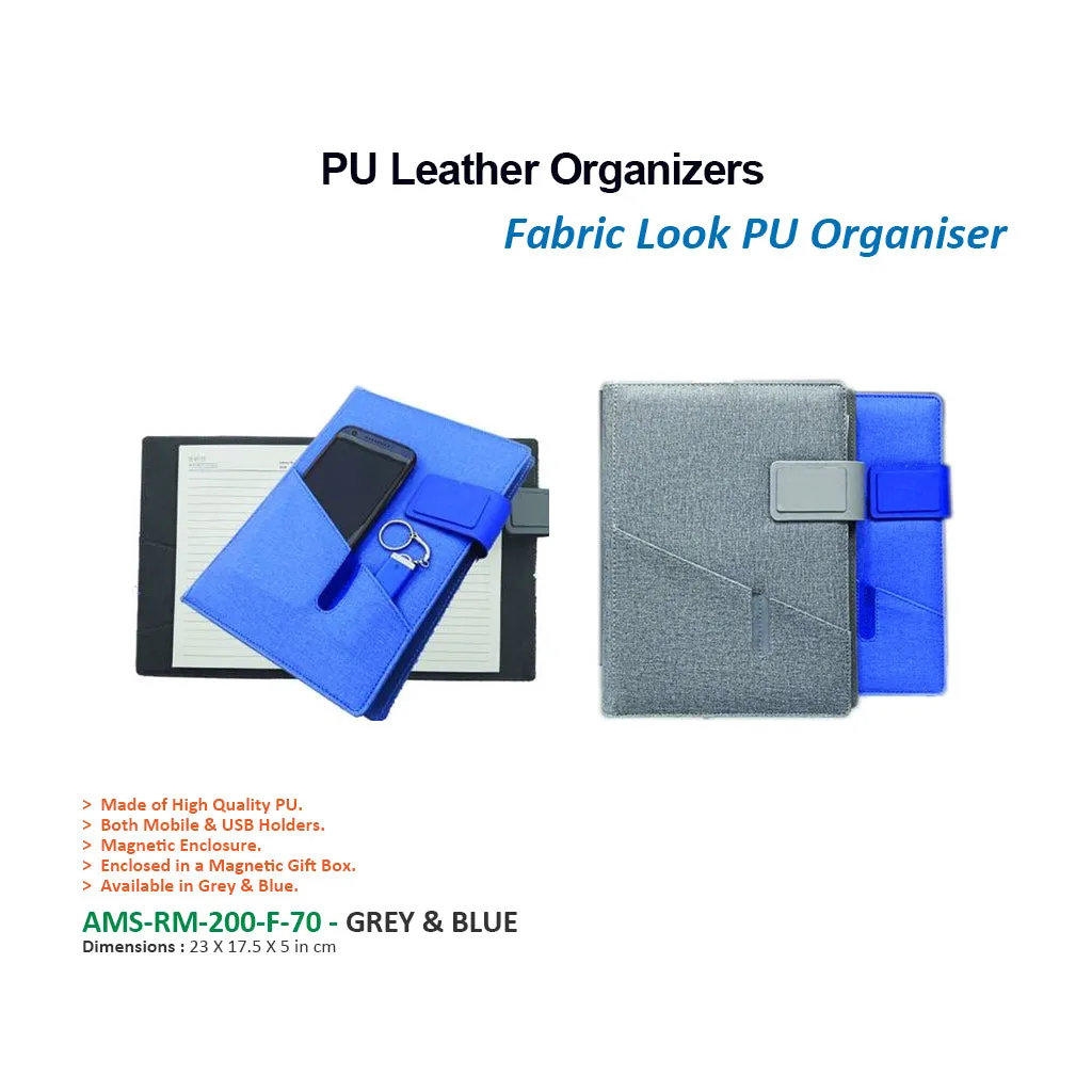 AMS-RM-200-F-70 – PU Leather Organizer