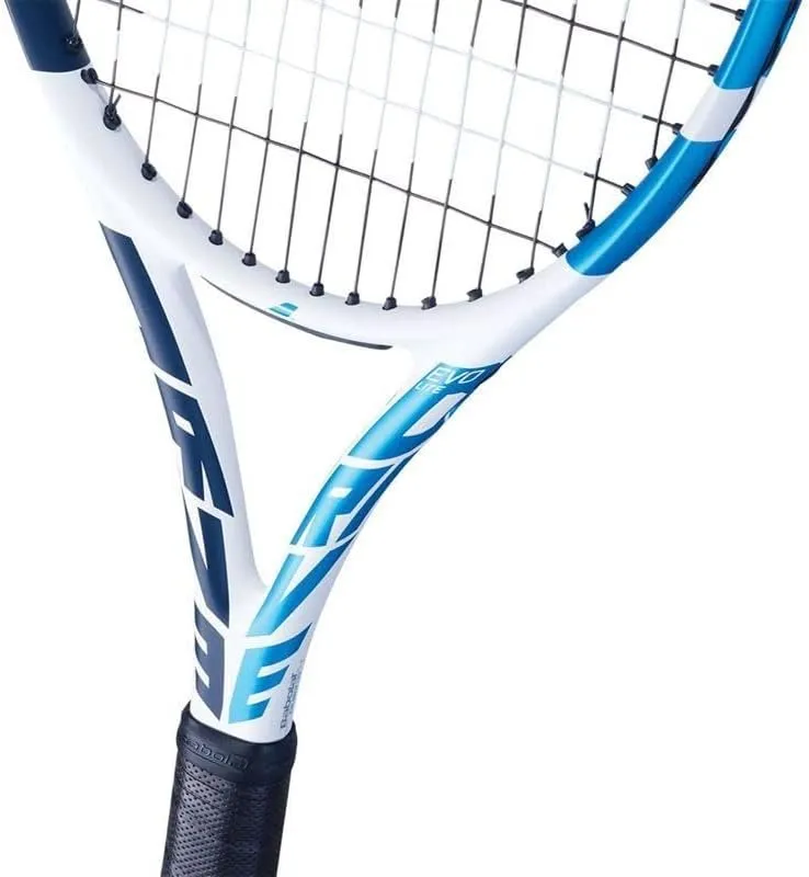 Babolat Evo Drive Lite W Strung Tennis Racquet Bundled with an RH3 Club Essential Tennis Bag in Your Choice of Color