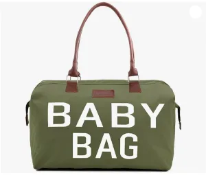 Baby Diaper Bag - Hospital & Travel Ready ( GREEN )