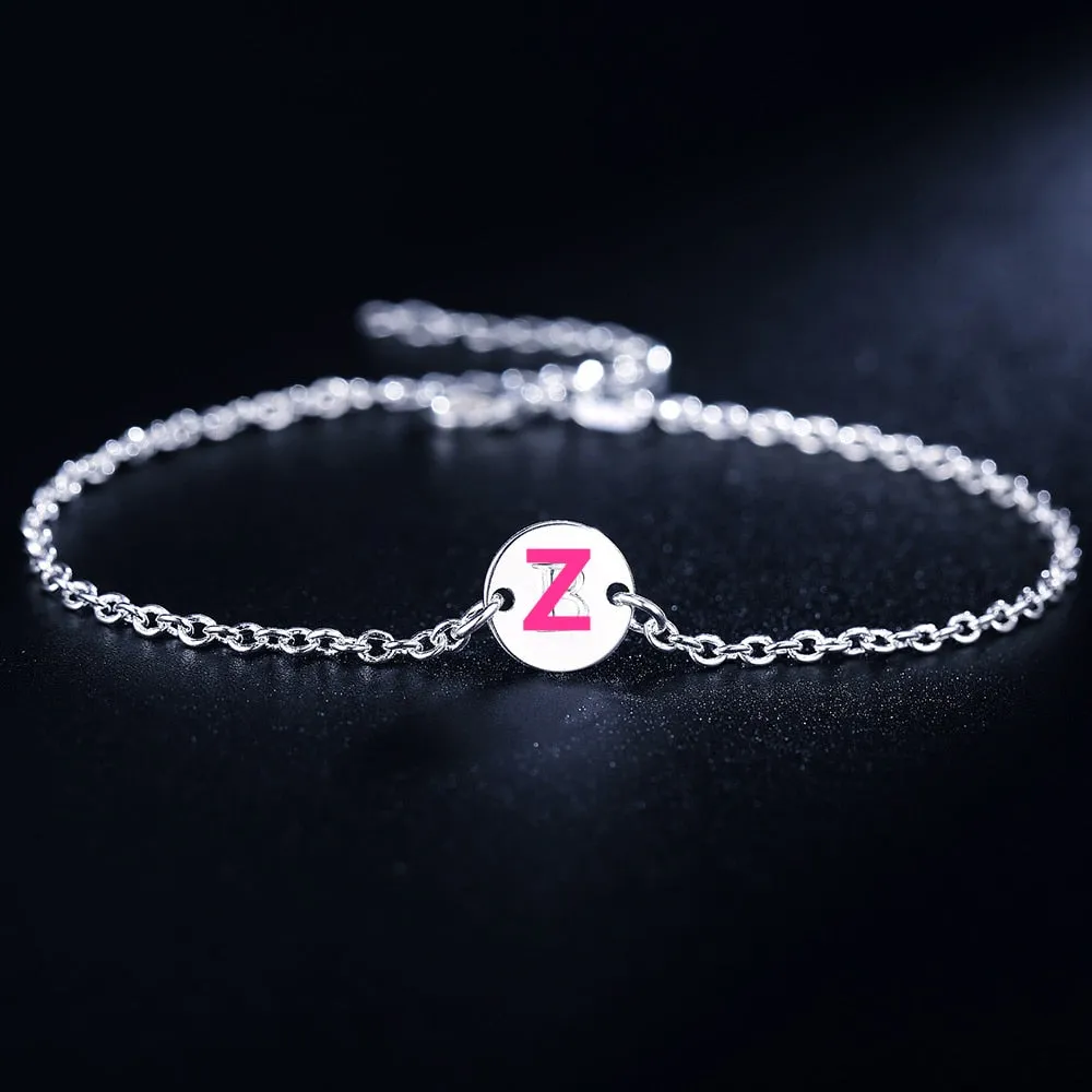 Beautiful fashion Elegant Gold color silver color 4MM beads chain women Letter cute Bracelet high quality Gorgeous jewelry H198