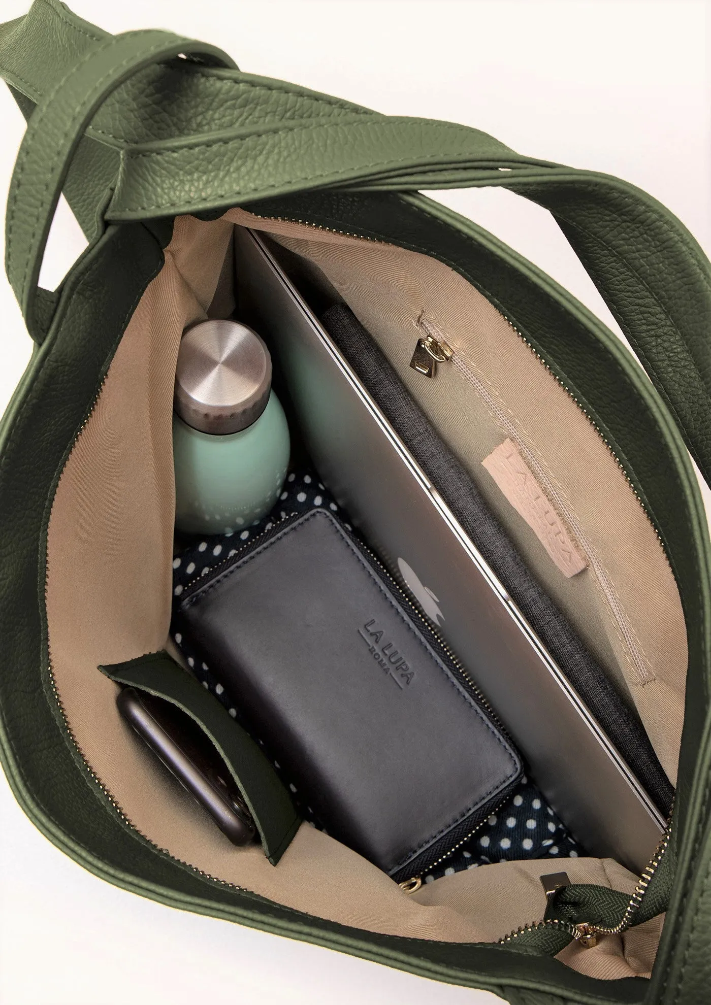 Bella 2-In-1 Backpack Tote Olive