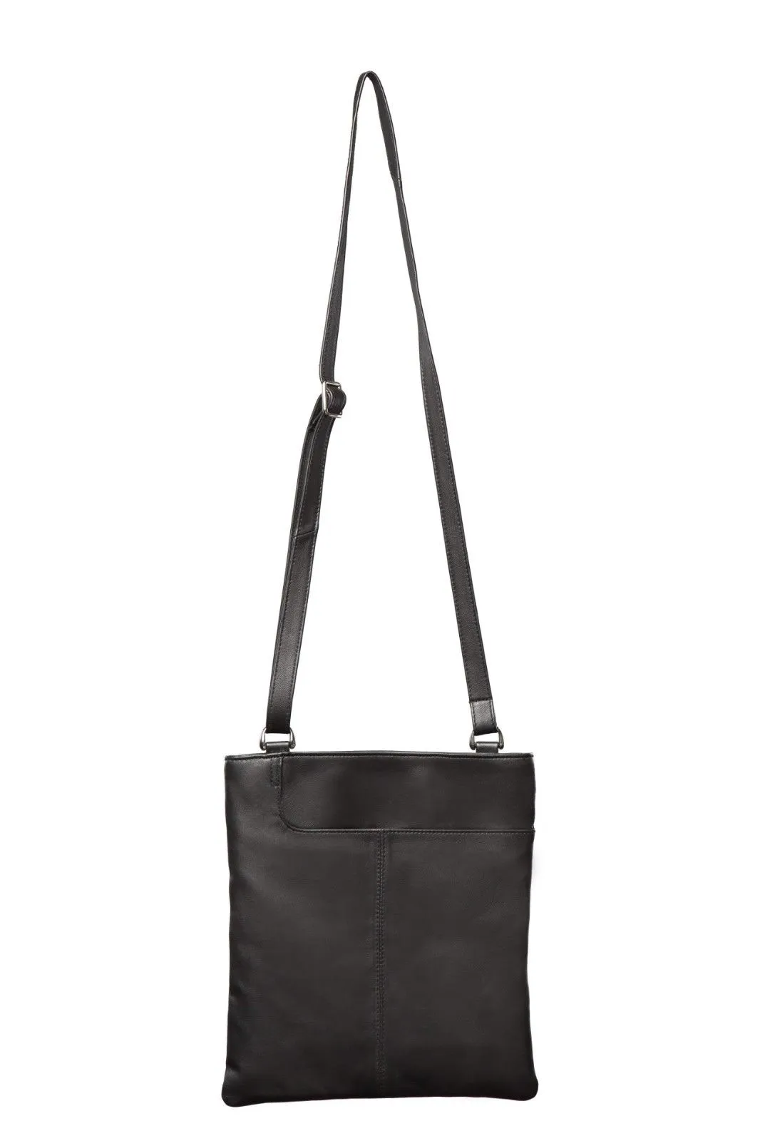 Black Shoulder Soft Ladies Gents Cross Body Bag