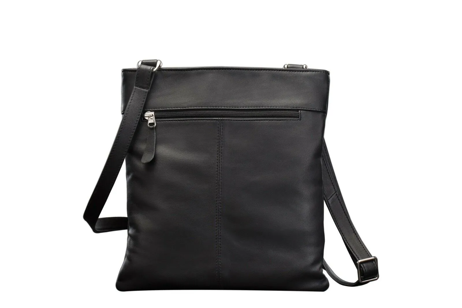 Black Shoulder Soft Ladies Gents Cross Body Bag