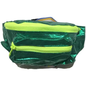 Blim Green Shimmery Fanny Pack