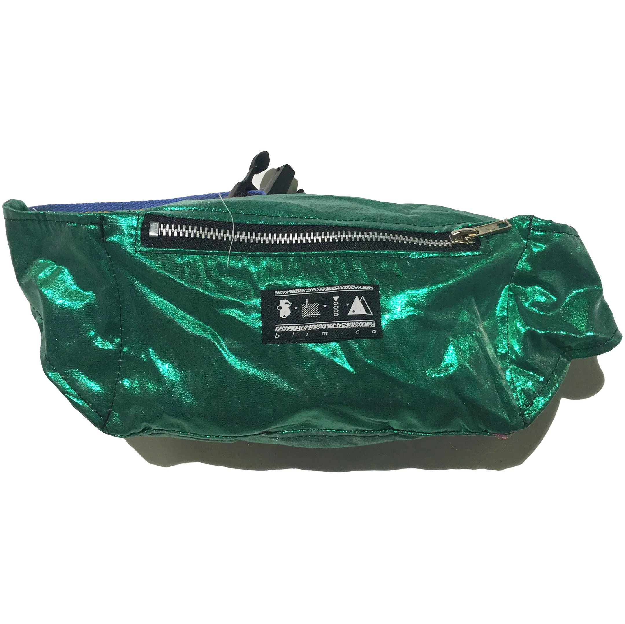 Blim Green Shimmery Fanny Pack