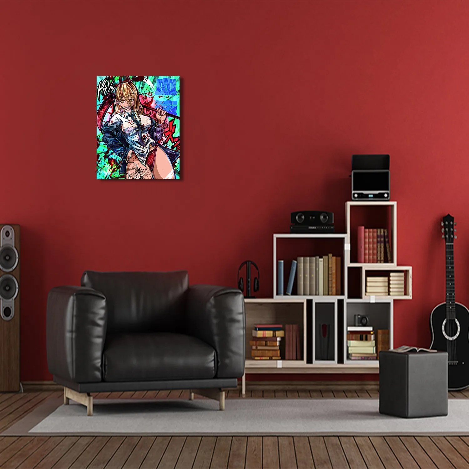 Blood Devil with Sickle Canvas Wall Art
