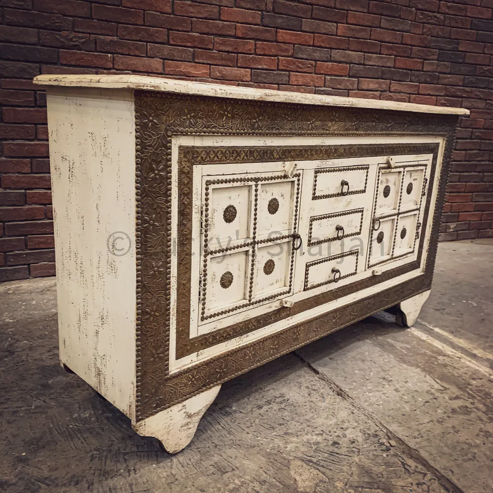 Brass Inlay damchiya sideboard
