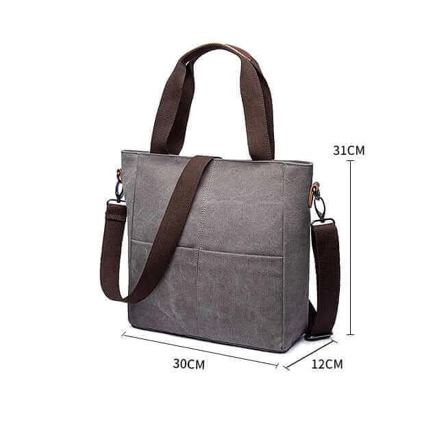 Canvas Tote Bag | Shoulder and Crossbody