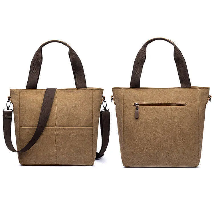 Canvas Tote Bag | Shoulder and Crossbody