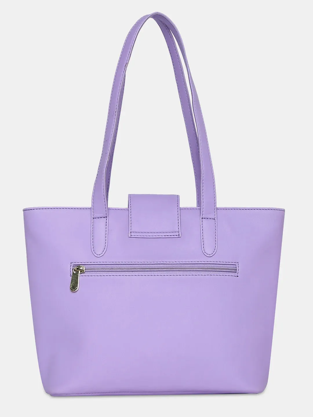 Caprese Pensa Small Tote Printed Faux Leather For Women Lilac