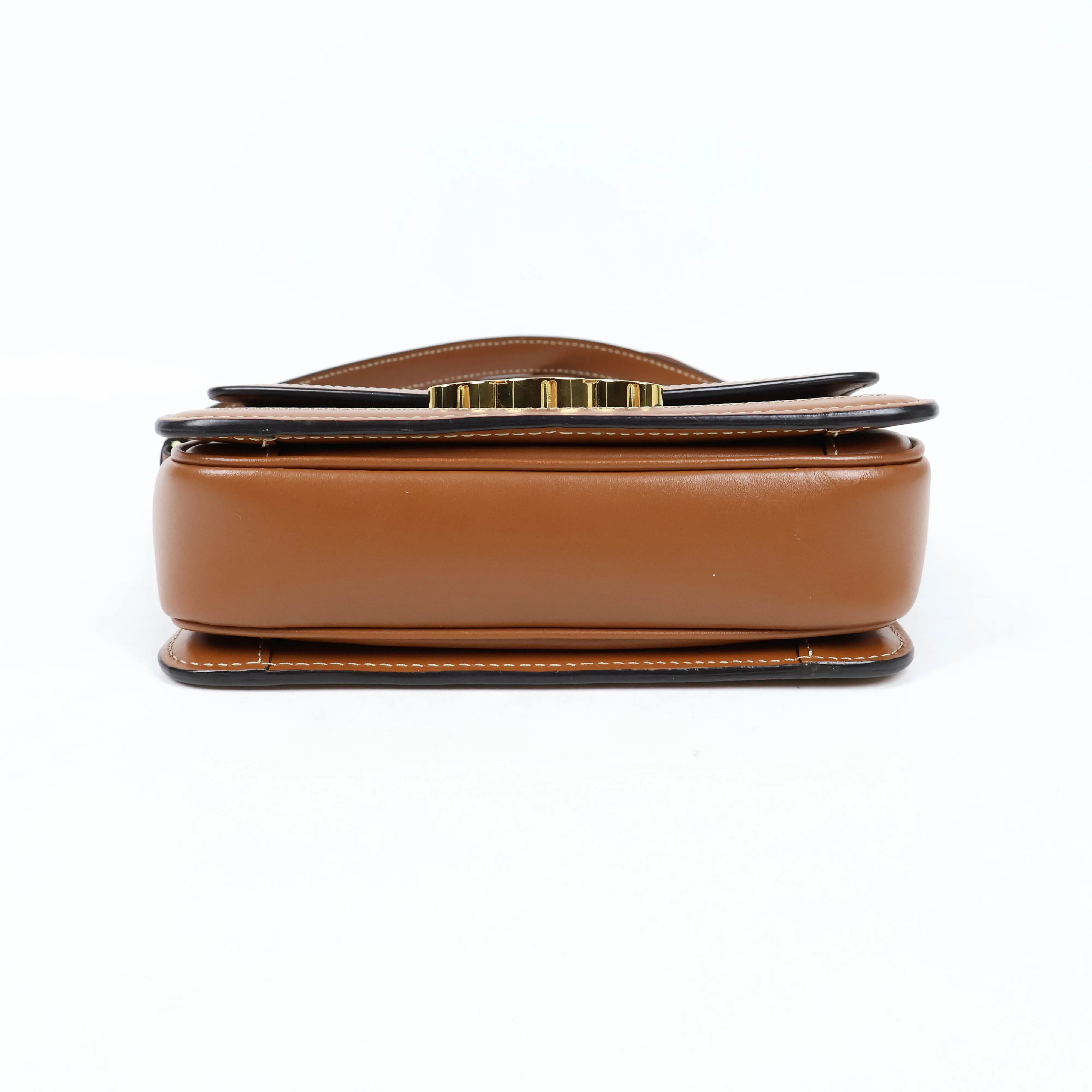 Celine Triomphe Canvas Teen bag Tan