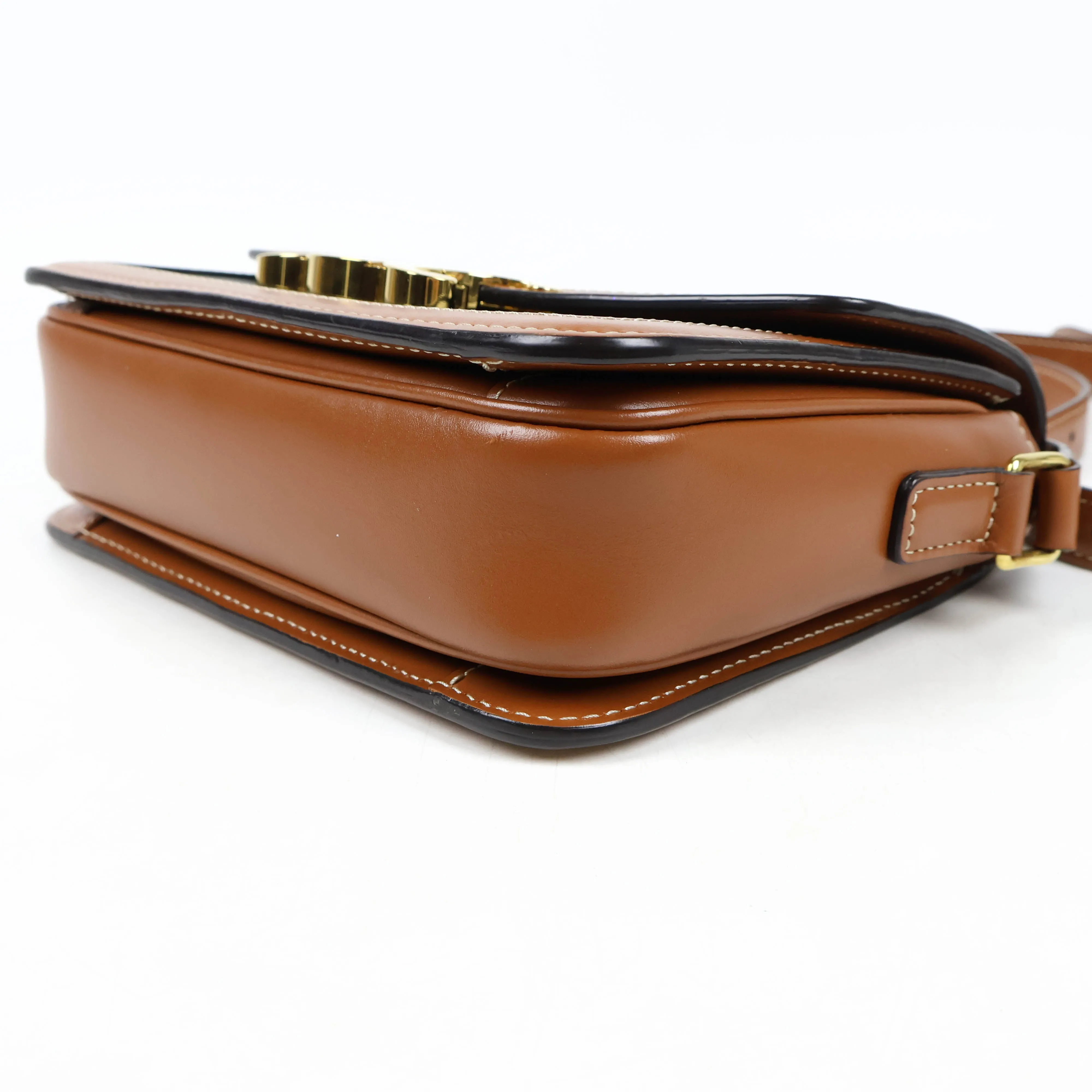 Celine Triomphe Canvas Teen bag Tan