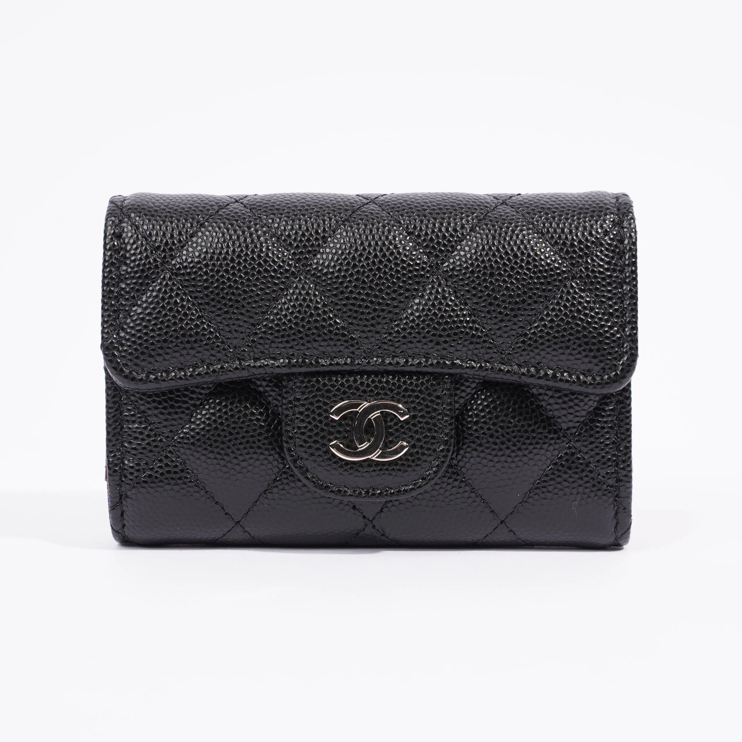 Chanel 4 Key Holder Wallet Caviar Leather