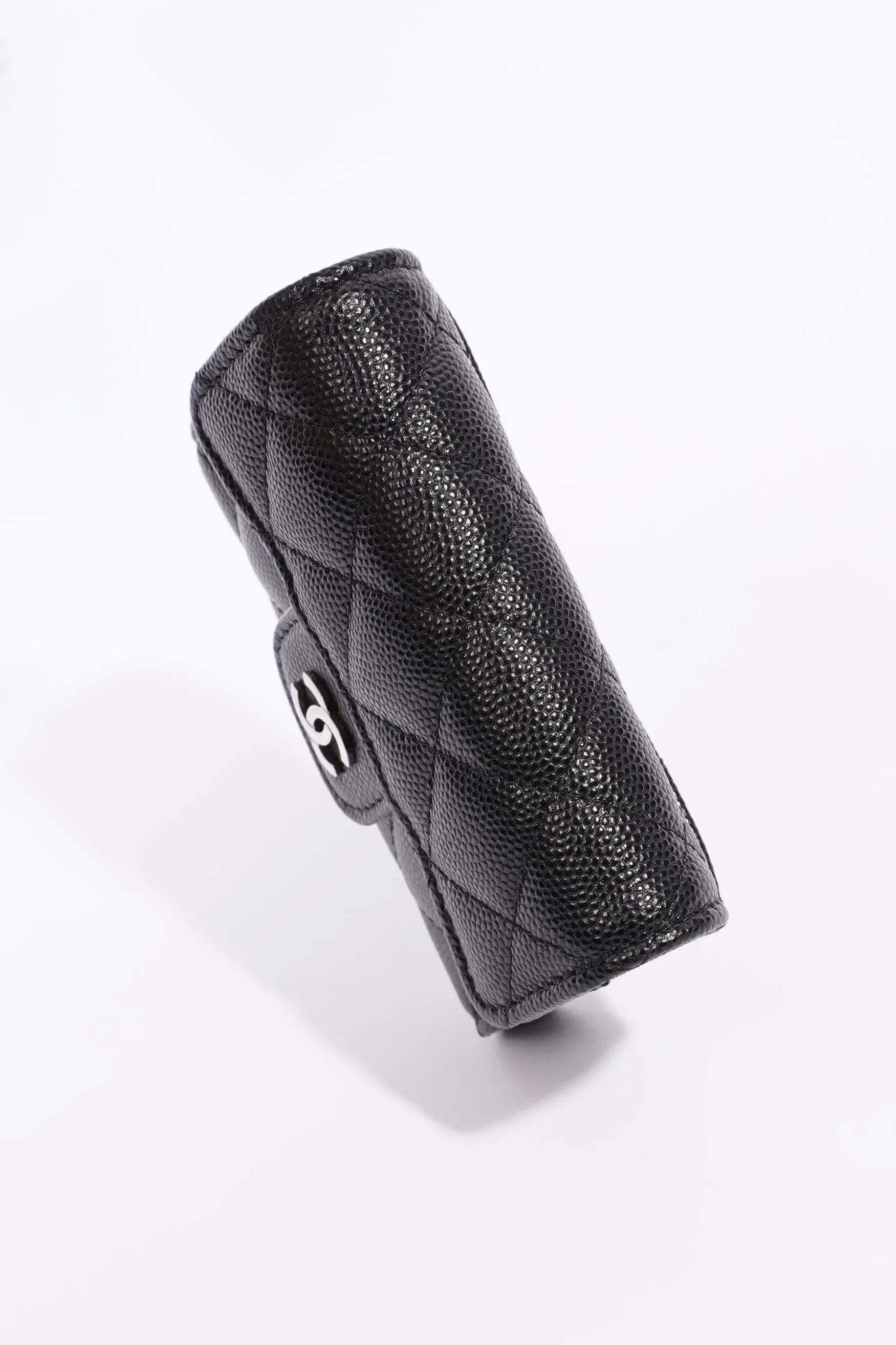 Chanel 4 Key Holder Wallet Caviar Leather