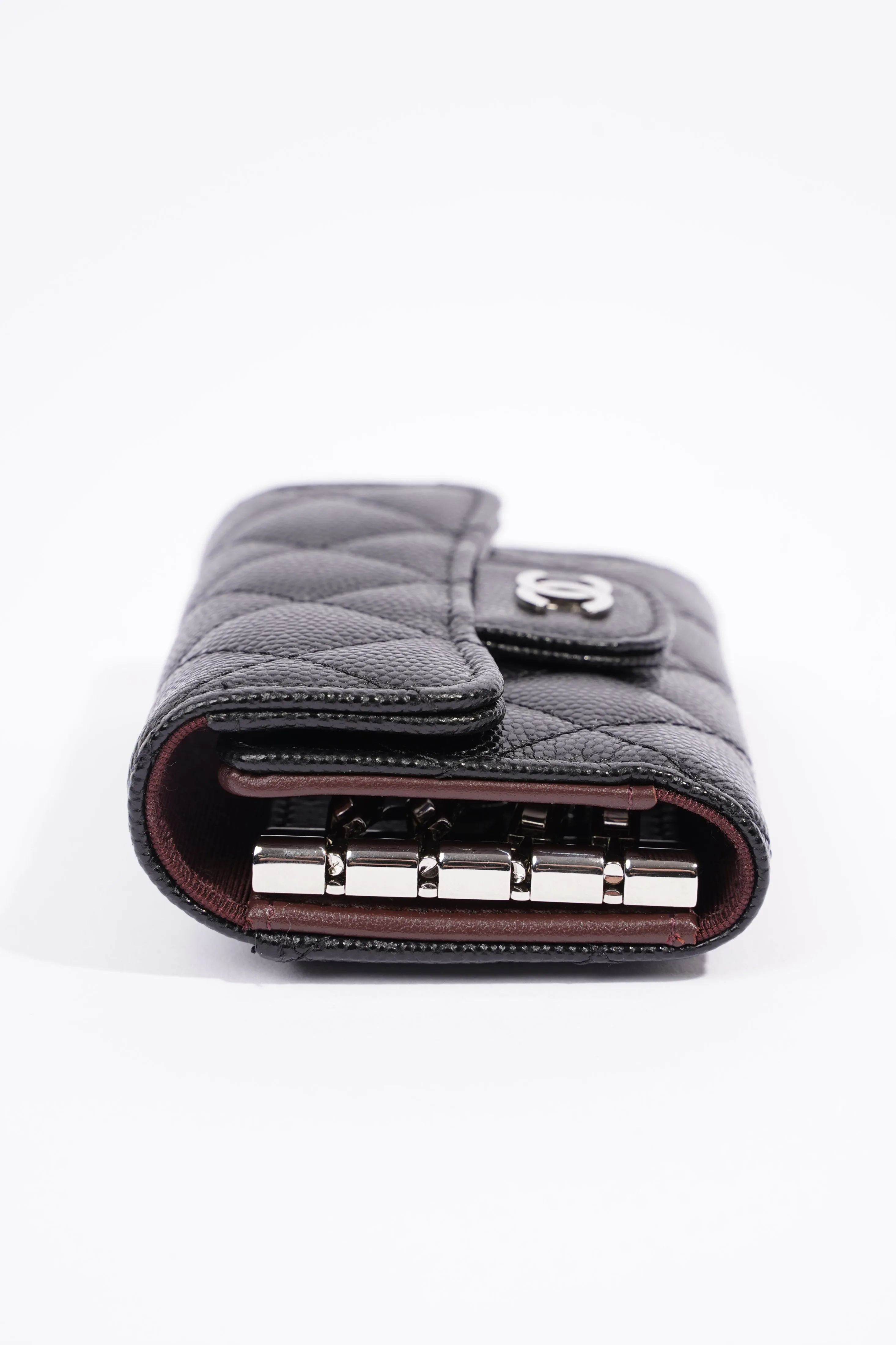 Chanel 4 Key Holder Wallet Caviar Leather