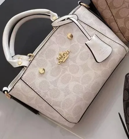 Coach Coated Canvas Satchel Bag