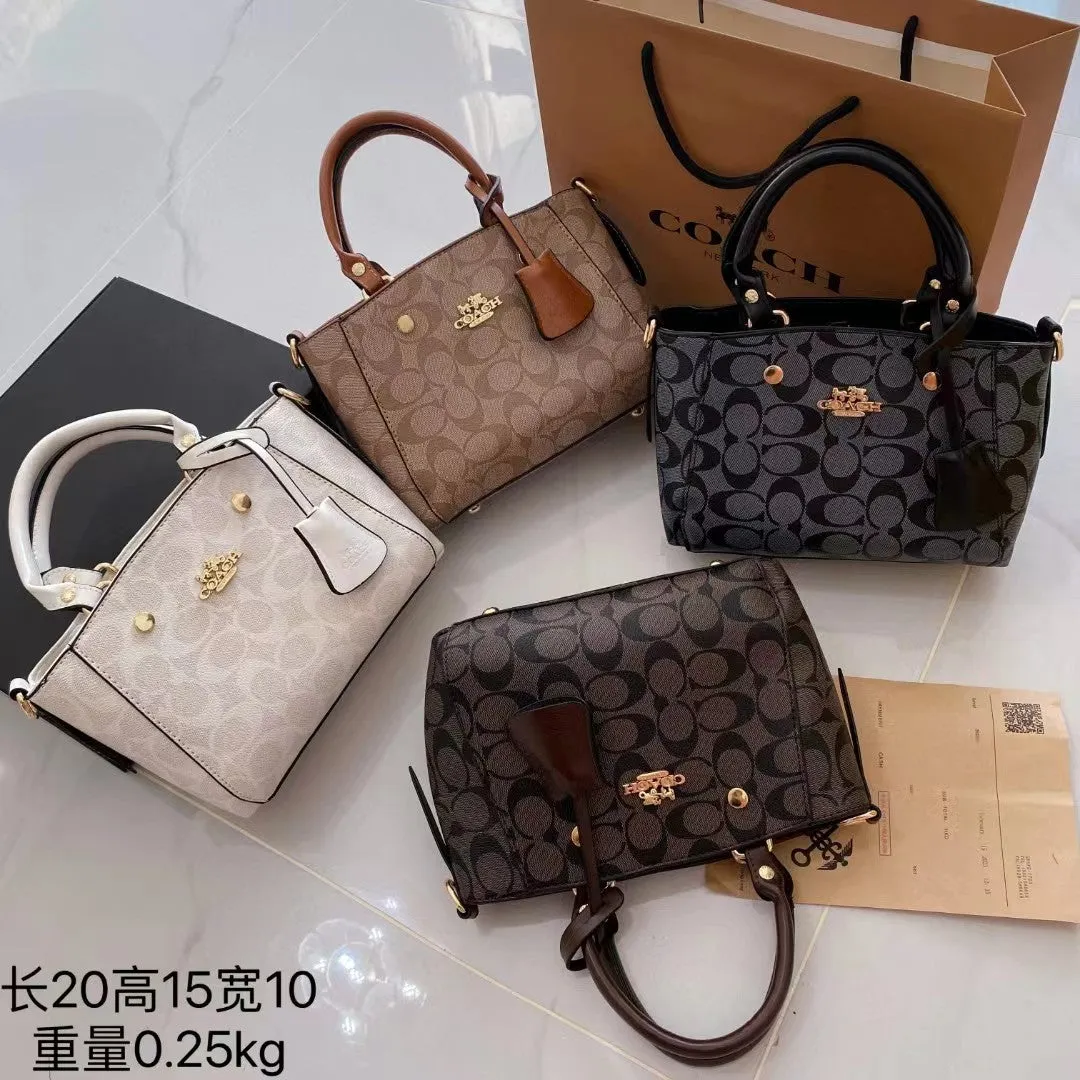 Coach Coated Canvas Satchel Bag
