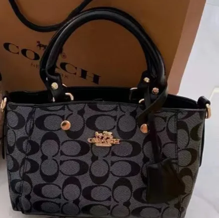 Coach Coated Canvas Satchel Bag