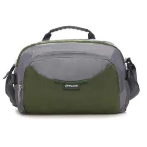 Color Block Nylon Tote Bag - Army Green