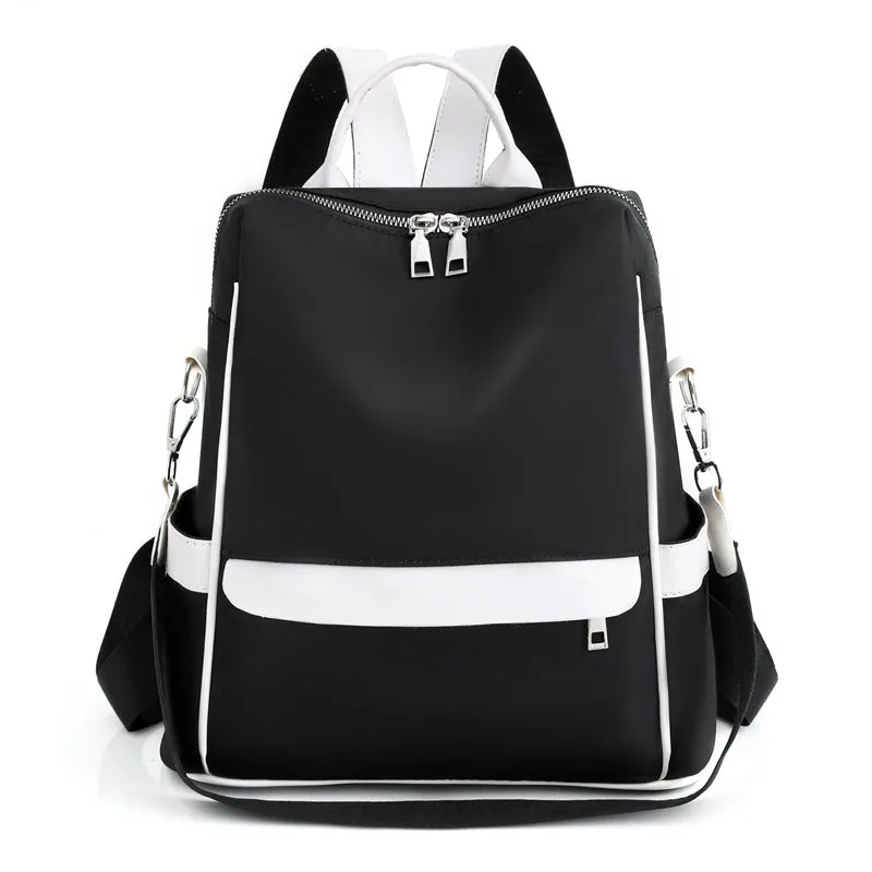 Color Splash-proof Oxford Casual Backpack