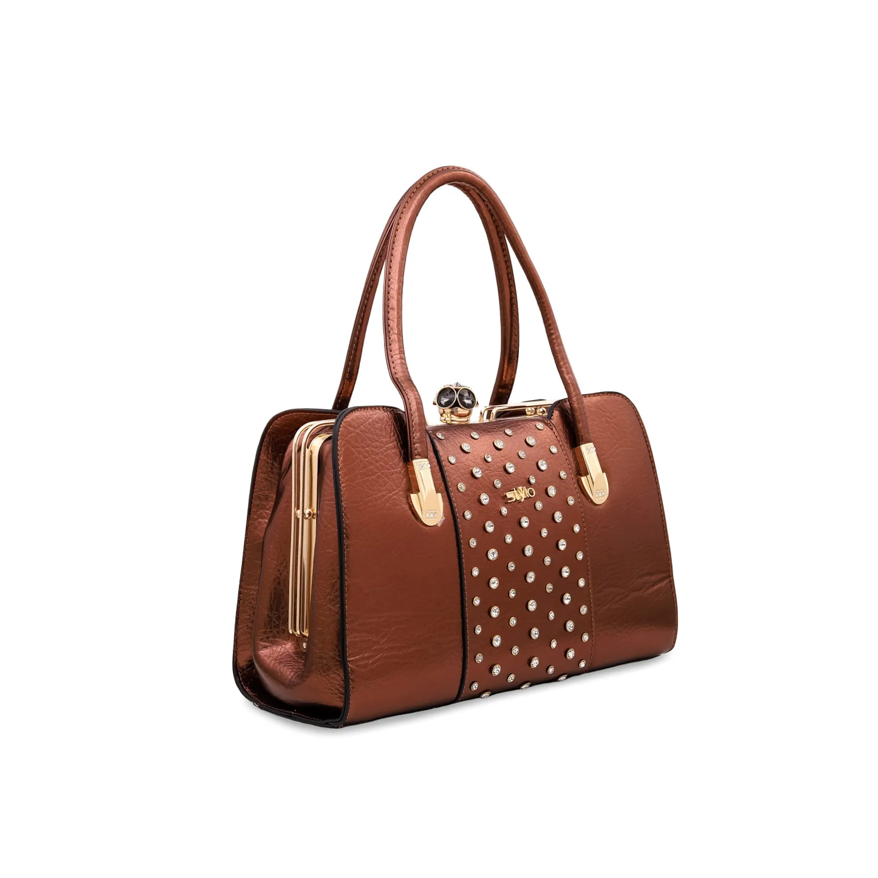 Copper Fancy Hand Bag P35838