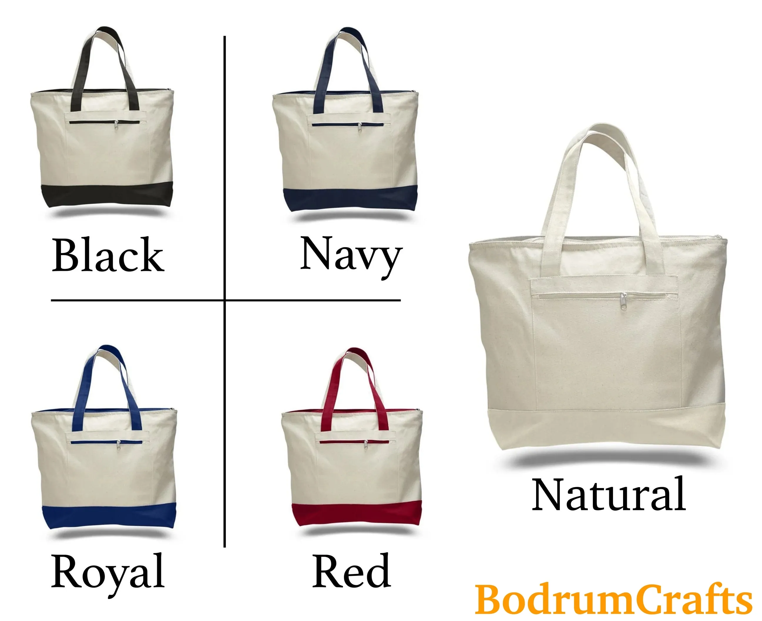Custom Canvas Tote Bags with Logo