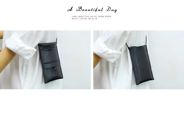 Cute Green LEATHER Phone Purse WOMEN SHOULDER BAG Slim Phone Crossbody Purse FOR WOMEN
