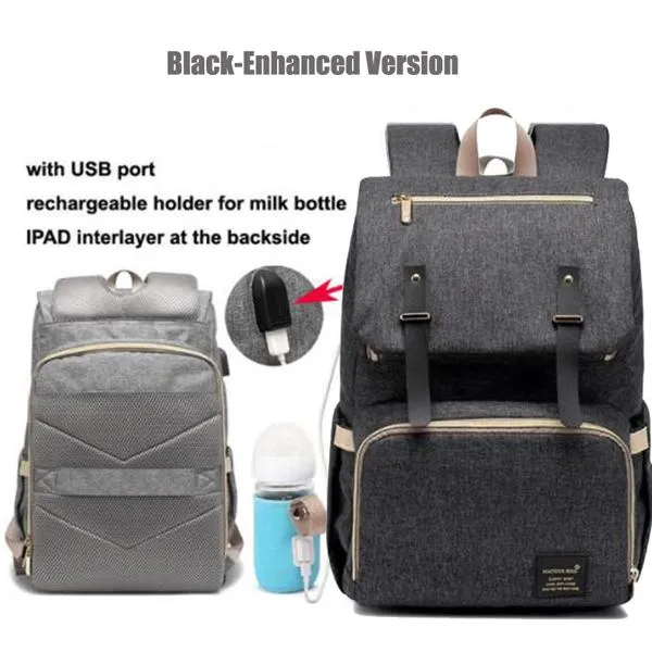 Diaper USB Backpack