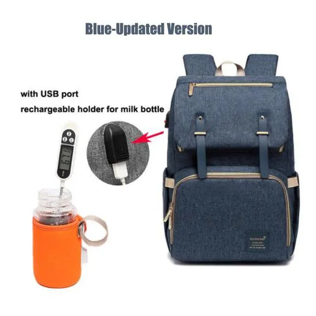 Diaper USB Backpack
