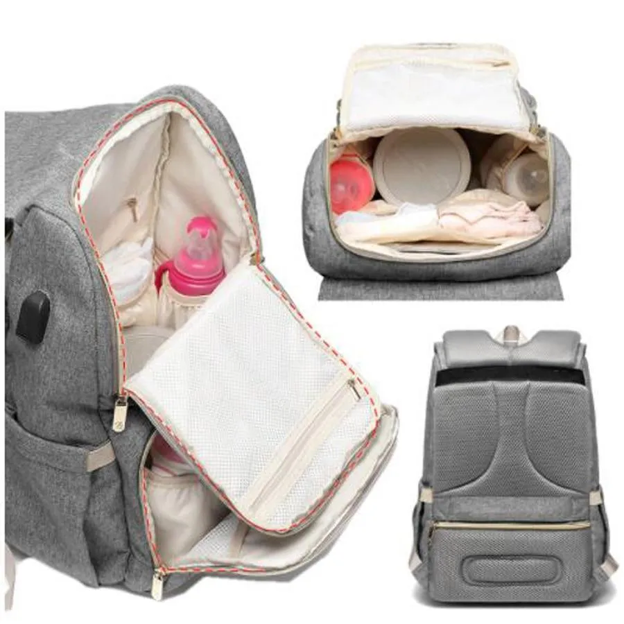 Diaper USB Backpack