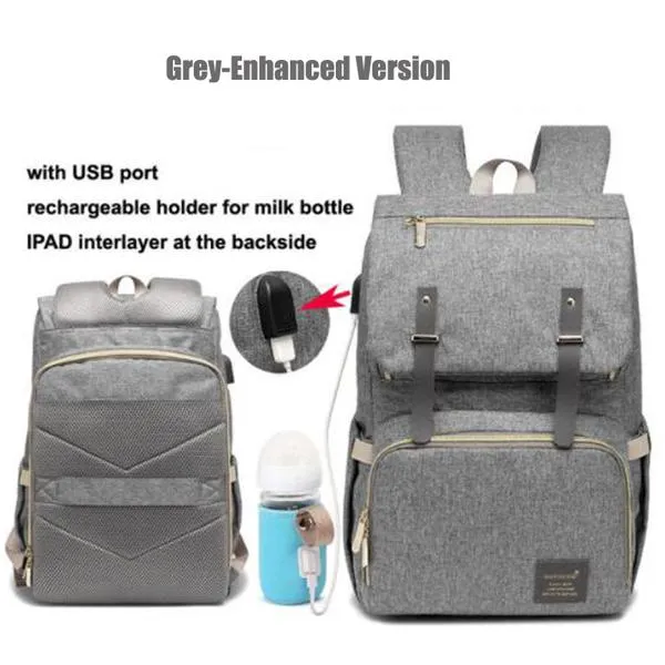 Diaper USB Backpack