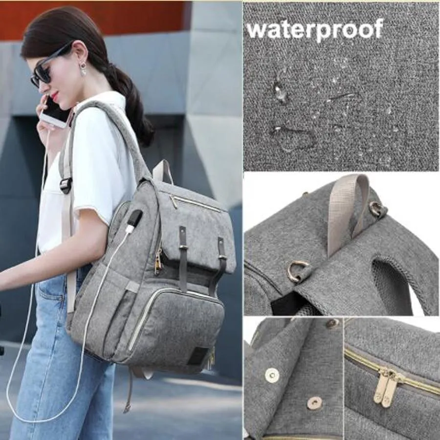 Diaper USB Backpack