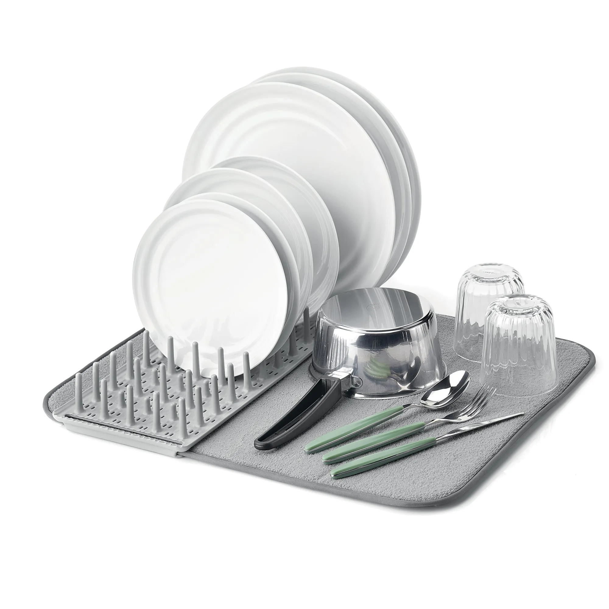 DISH DRAINER WITH MAT 'DRY&SAFE' "ORGANIZATION"