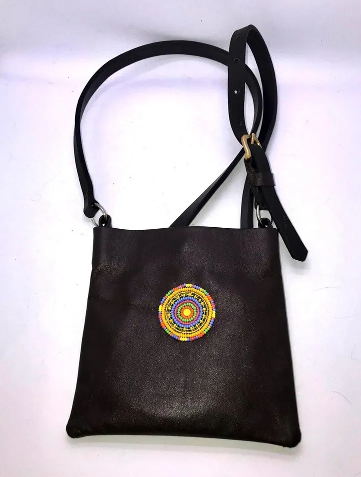 Dog walks phone & treats leather bags