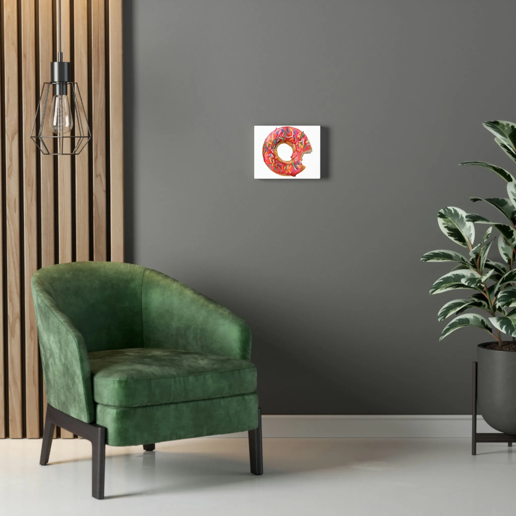 Donut Stretched Canvas
