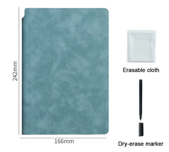 Dry Erase Whiteboard Notebook with Water-Based Marker