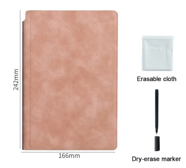 Dry Erase Whiteboard Notebook with Water-Based Marker