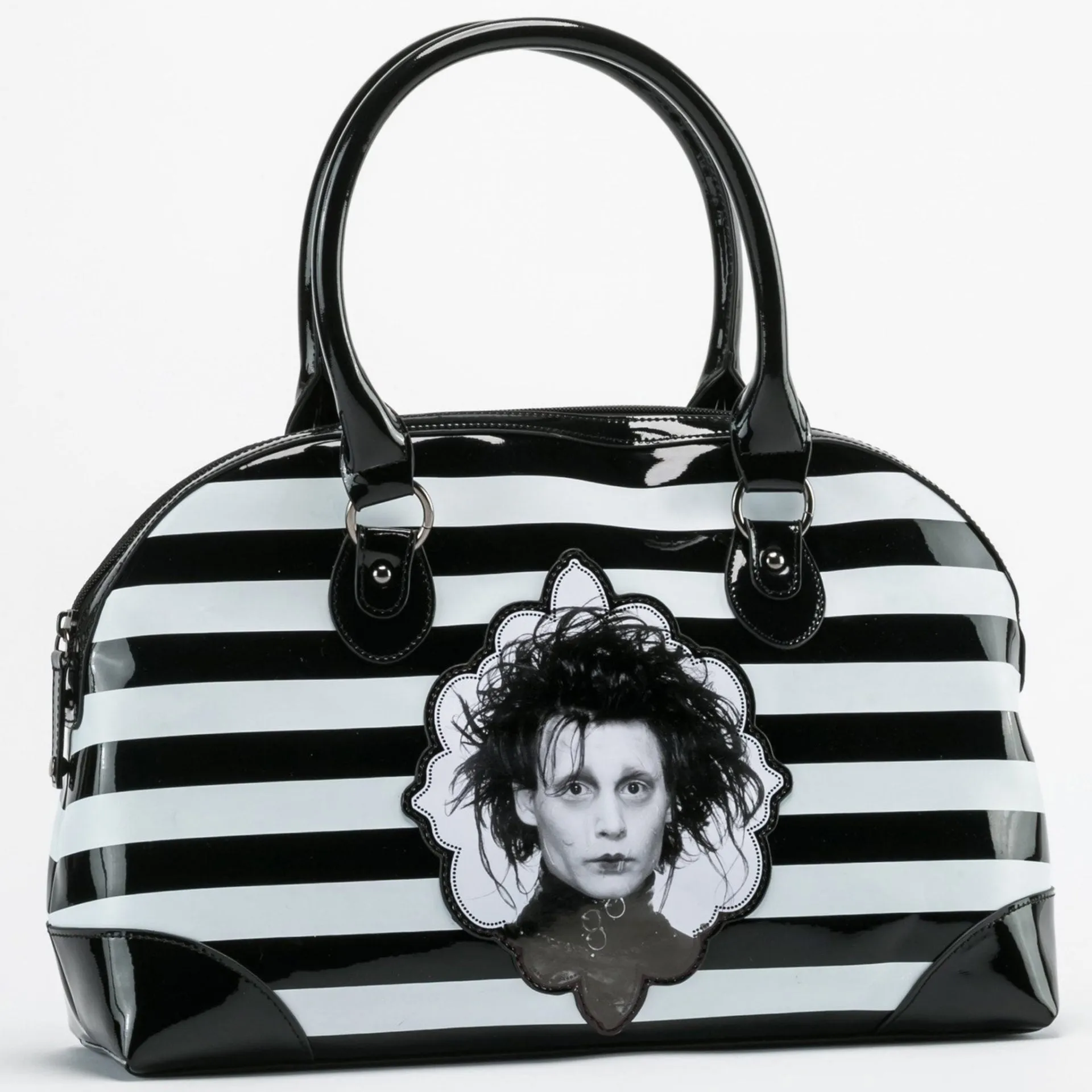 Edward Scissorhands Striped Handbag