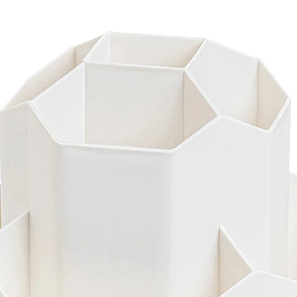 ELMAS 9-Slot Rotating Desk Organizer - Cute Pencil Holder