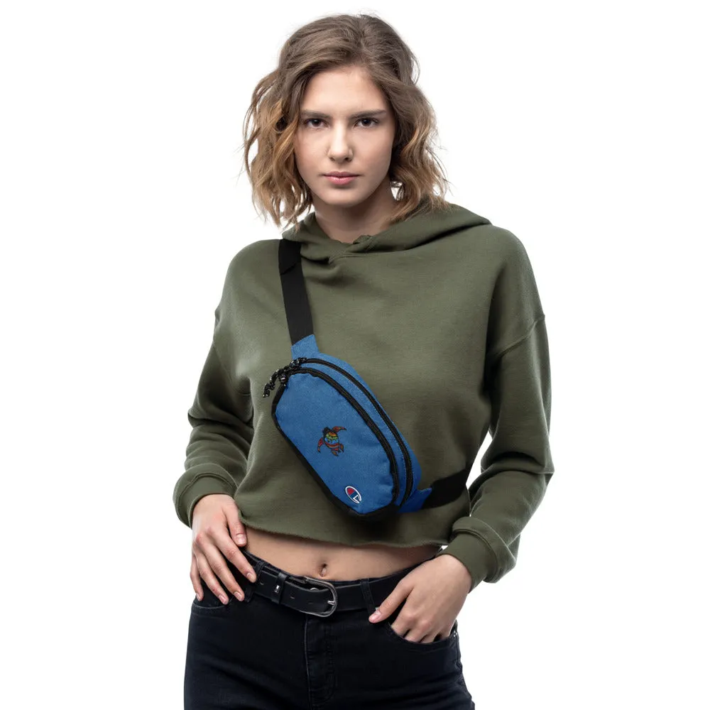 Embrodiered Champion fanny pack Maori Turtle